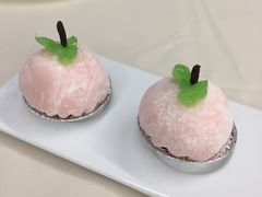 粉红棉花榴莲糍-中山国际酒店中餐厅