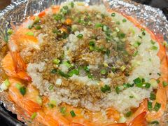 铁板生煎虾-渔乡米香·剁椒鱼头(四方坪店)