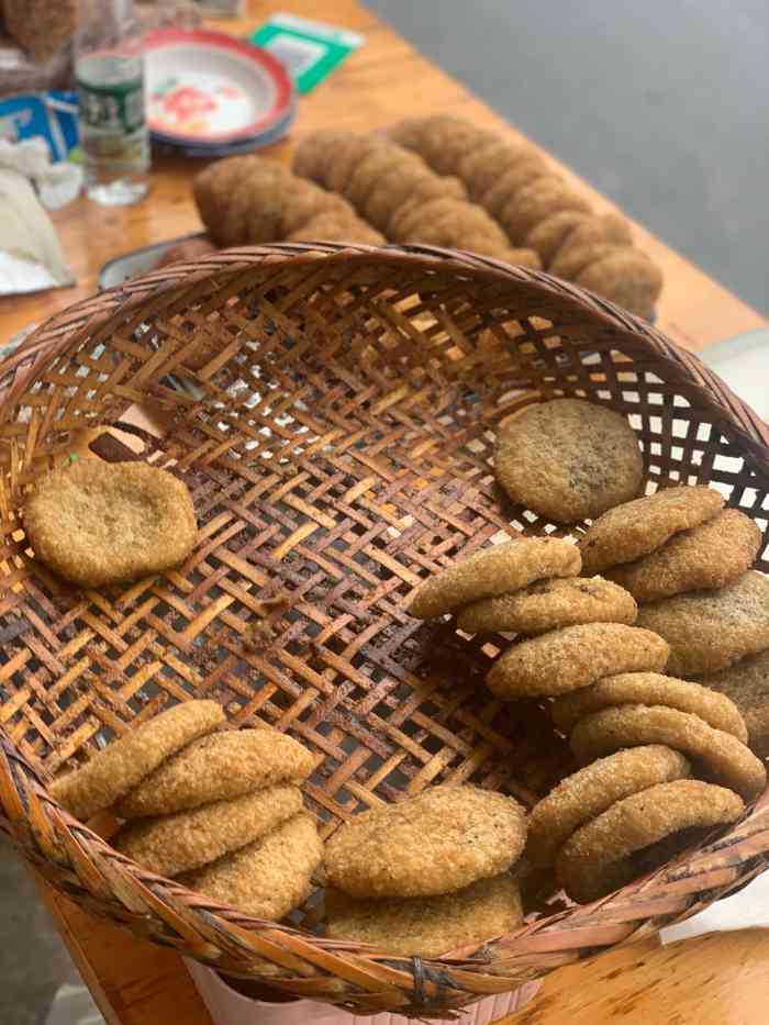 正宗老字号板板桥油炸粑-"#说起内江名小吃就不得不提内江市非物质.