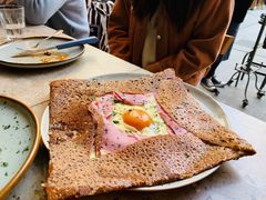 巴黎火腿鸡蛋芝士蘑菇可丽饼-RAC BAR(安福路店)