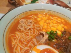 新疆番茄肥牛蛋黄拉面-火山屋台(新街口店)