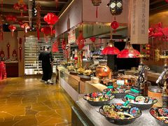 自助取餐区-怡咖啡海鲜自助餐厅(浦东香格里拉店)