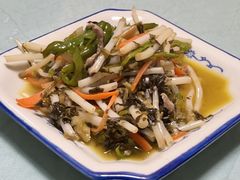 芦苇根炒肉丝-王家庄农家乐