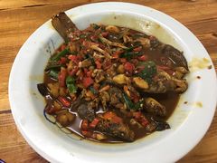 炒杂鱼-传统菜农庄(皇姑路店)