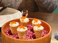 蟹子金枪鱼脆壳-庐灶江南·江南菜·四合院Bistro(东直门·华侨夜泊君亭店)