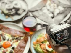 鸡蛋蘑菇熏肉荞麦可丽饼-RAC BAR(安福路店)