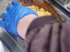 -小红车炸蛋葱油饼