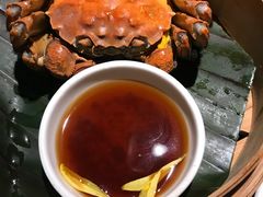 只只黄闸蟹-绿茶餐厅(华联万柳店)