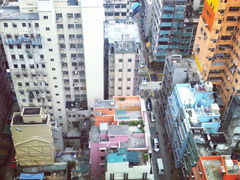 俯瞰楼下-香港华美达海景酒店