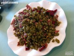 酸豆角炒鸡胗 -果园
