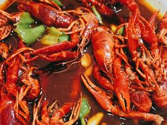 一大盆十八香大虾-沪小胖·小龙虾·蓝龙王(八佰伴店)