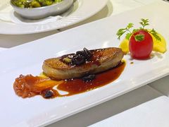 法式煎鹅肝配糖渍樱桃-The V泽惟·低温慢煮料理