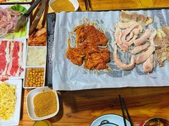 美味猪颈肉-老东北烤肉(金山店)