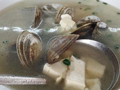 蚬仔豆腐芫茜汤-明记海鲜大排档(巽寮湾店)