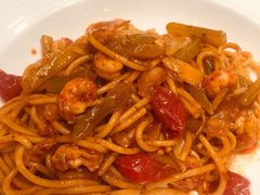 麻辣小龙虾意面-必胜客(金华福华店)