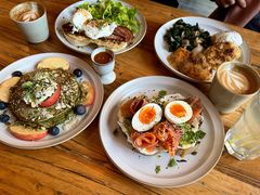 美式鸡排配司康-Egg•Allday Brunch(襄阳北路店)
