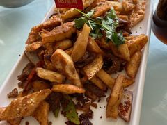 羊肉炒馕-撒拉花儿·新疆菜·清真(太阳宫店)