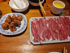 手切鲜羊里脊-義聚德·清真铜锅涮羊肉·烧烤(河东店)