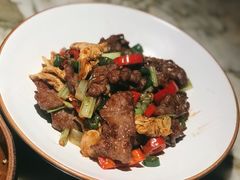 滑蛋小炒牛肉-绿茶餐厅(乐峰广场店)