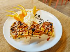 原味奶油华夫饼-CAT’S MEWSTAR CAFE·喵星球猫屋(晴湾咖啡店)
