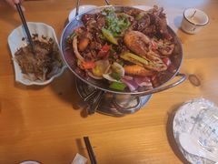 大虾鸡翅-民食香·腊排骨野生菌美食(木府店)