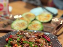 炒羊头肉-阿里家Miss Ali·烤肉酒馆by MIG