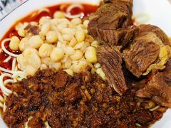 花市豌杂面加牛肉-花市豌杂面(民生路店)