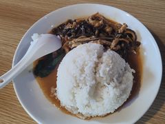 鱼香肉丝盖浇饭-零点咖啡甜品休闲吧