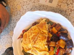 茄子肉丁鸡蛋拌面-文三里屯面馆(三里屯店)