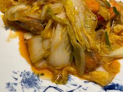 明虾烧菜芯-东莱馋房(陆家嘴店)