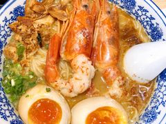 社长原汤拉面双虾双蛋-雷门拉面店(新光天地店)