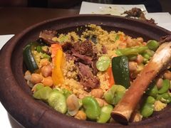 没吃完的cous&nbsp;cous-Tajine Moroccan塔金摩洛哥中东餐厅