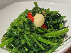 秘制虾酱炒空心菜-帕蓝·暹罗料理(曲阳店)