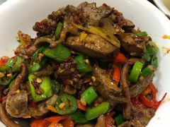 白椒炒鸡杂-建辉湖南土菜馆(南大街店)