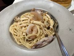 海鲜菇菌白汁烩意粉-和平馆·地道港澳茶餐厅(西门口店)