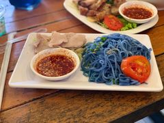 -蝶豆花蓝面条