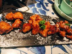 雪花糖醋里脊-绿茶餐厅(布吉万象汇店)