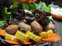 菌疏拼盘-马一洒开锅羊肉清真餐厅(京汉店)