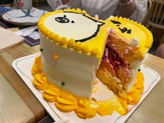 -咖咖熊蛋糕定制·英国蓝风车动物性淡奶油