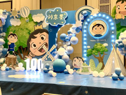 -九州派对生日布置宝宝宴·气球装饰.活动策划·求婚·百天宴满月宴周岁宴订婚宴寿宴婚房