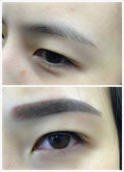 韩式粉黛眉+美瞳线-平萍纹绣韩式半永久定妆