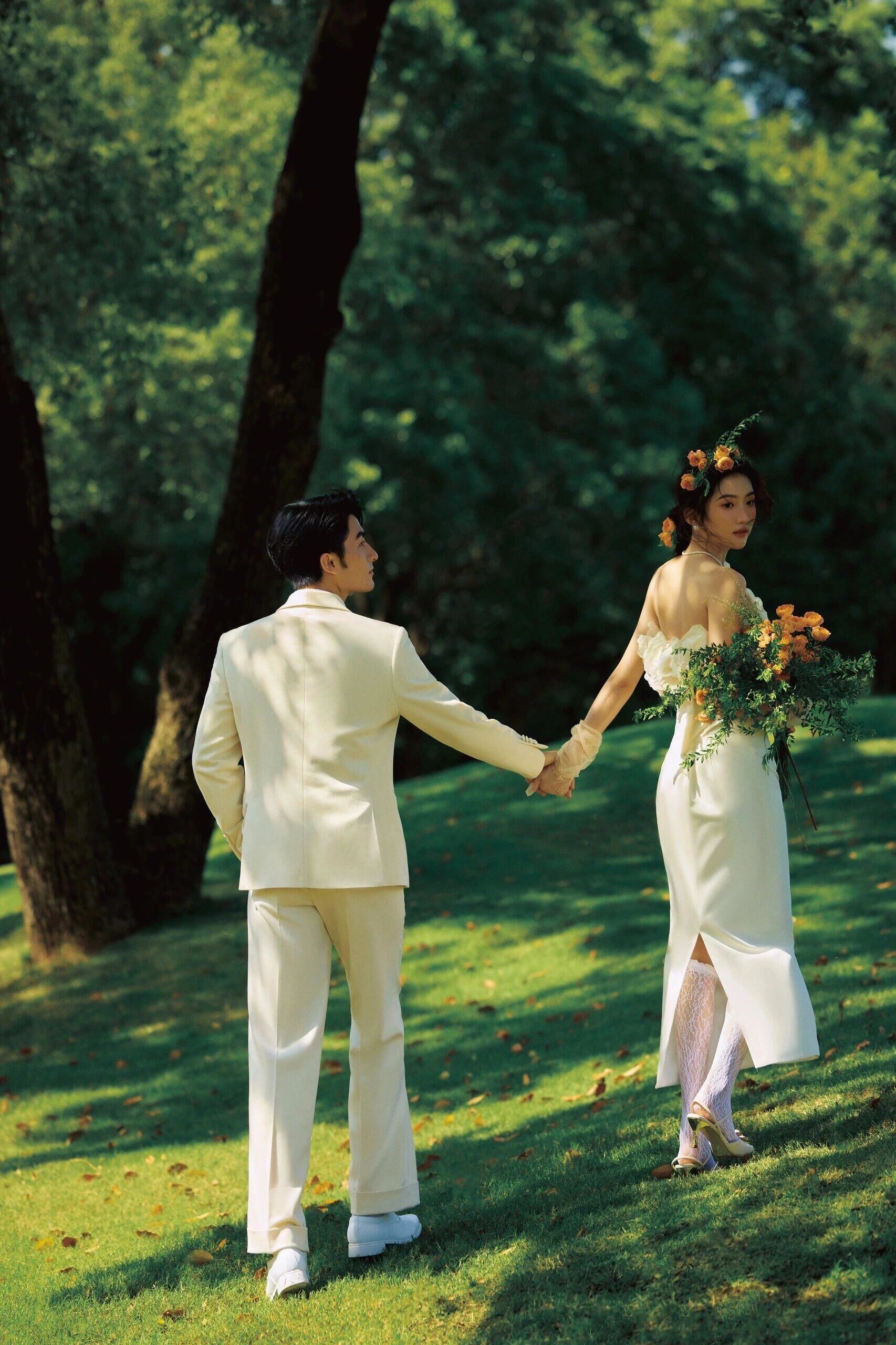 森系婚纱照,自然的浪漫