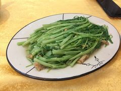 豆酱炒潮汕通菜-宏佳丰味蟹馆(洛溪店)