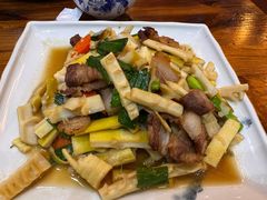 高山笋炒鲜肉-下梅人家土菜馆(历史文化餐厅度假区店)