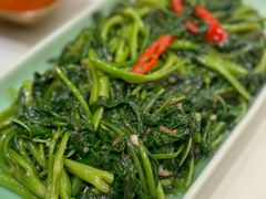 虾酱炒空心菜-古洋食坊·港点小馆(苏州中心店)