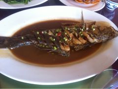 烧鲈鱼-山东八大碗山东老字号