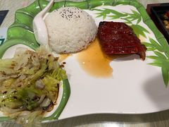 港式蜜汁叉烧饭-香港威特瑞茶餐厅(小白楼音乐厅店)