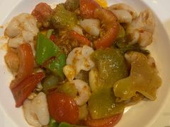 咸菜炒猪大肠-老客家·客家菜(万达店)