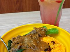沙爹牛肉滑蛋饭-華叔茶記