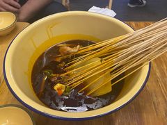 -拈签一笑黄牛肉辣卤串串